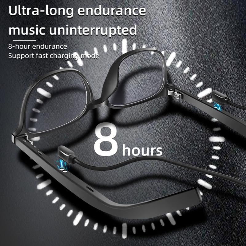 Bluetooth Audio Glasses with Open-Ear Speakers